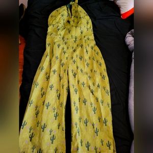 UK brand Violets in May cactus print jumpsuit